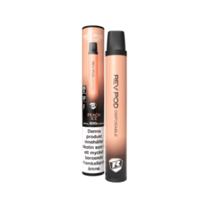 Rev Pod Engångs Vape Peach Ice