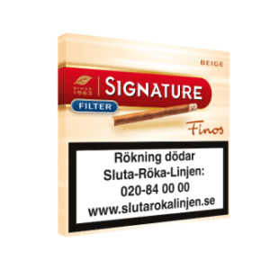 Signature Finos Beige Filter Cigariller