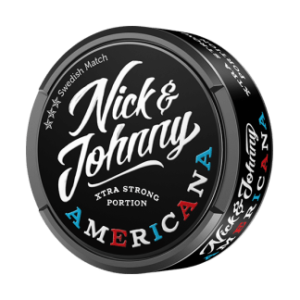 Nick and Johnny Americana Xtra Strong Portionssnus