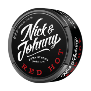 Nick and Johnny Red Hot Xtra Strong Portionssnus