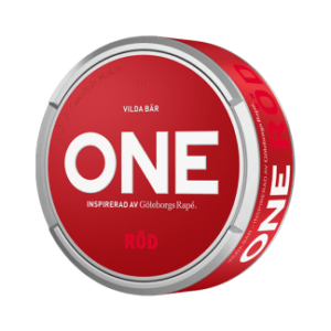 ONE Röd White Portionssnus
