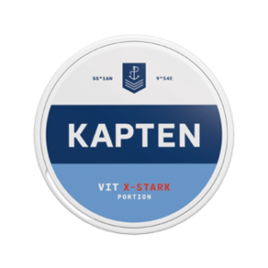 Kapten Vit Extra Stark Portionssnus