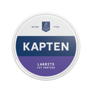 Kapten Lakrits Vit Portionssnus