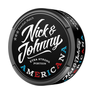 Nick and Johnny Americana Xtra Strong Portionssnus