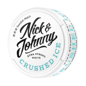 Nick and Johnny Crushed Ice Xtra Strong White