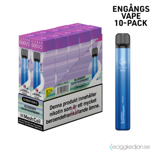 Elfbar V2 Mesh | Blueberry Sour Raspberry | Engångs Vape | 20mg | 10pack