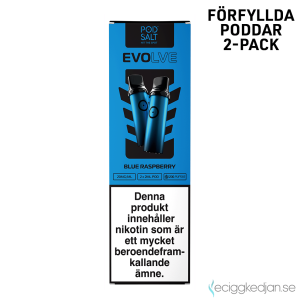 Evolve Mesh Pod | Blue Raspberry | Förfylld Pod | 2pack