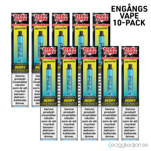 Fizzy | Berry Lemonade | Engångs Vape | 20mg | 10pack | OBS!! Utgånget Datum