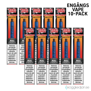 Fizzy | Bull Energy | Engångs Vape | 20mg | 10pack | OBS!! Utgånget Datum