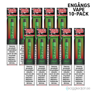 Fizzy | Fruit Punch | Engångs Vape | 20mg | 10pack | OBS!! Utgånget Datum