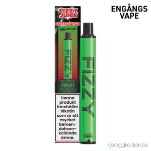 Fizzy | Fruit Punch | Engångs Vape | 20mg | OBS!! Utgånget Datum