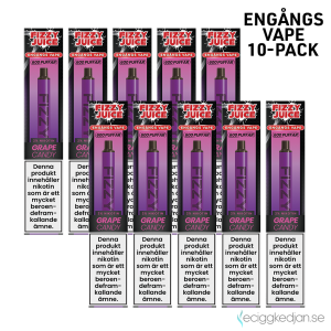 Fizzy | Grape Candy | Engångs Vape | 20mg | 10pack | OBS!! Utgånget Datum