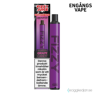 Fizzy | Grape Candy | Engångs Vape | 20mg | OBS!! Utgånget Datum