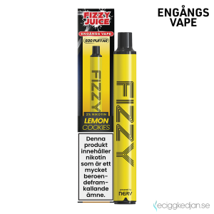 Fizzy | Lemon Cookies | Engångs Vape | 20mg | OBS!! Utgånget Datum