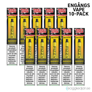 Fizzy | Mango Banana | Engångs Vape | 20mg | 10pack | OBS!! Utgånget Datum