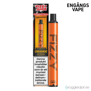 Fizzy | Orange Soda | Engångs Vape | 20mg | OBS!! Utgånget Datum