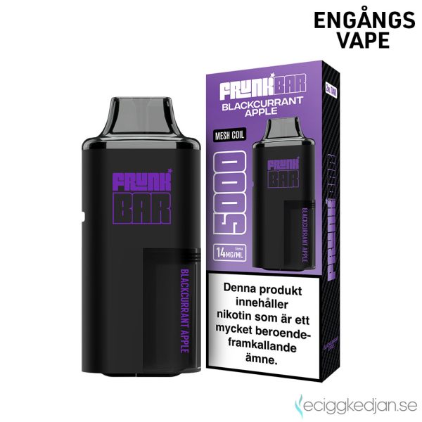 Frunk 5000 Mesh | Blackcurrant Apple | Engångs Vape | 14mg
