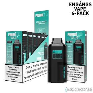 Frunk 5000 Mesh | Fresh Mint Mojito | Engångs Vape | 14mg | 6pack