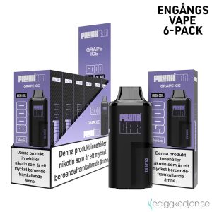 Frunk 5000 Mesh | Grape Ice | Engångs Vape | 14mg | 6pack