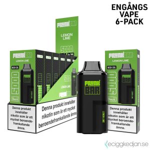 Frunk 5000 Mesh | Lemon Lime | Engångs Vape | 14mg | 6pack