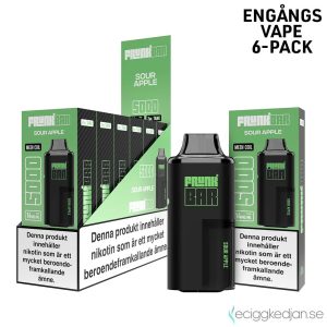 Frunk 5000 Mesh | Sour Apple | Engångs Vape | 14mg | 6pack