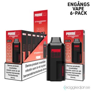 Frunk 5000 Mesh | Strawberry Ice | Engångs Vape | 14mg | 6pack