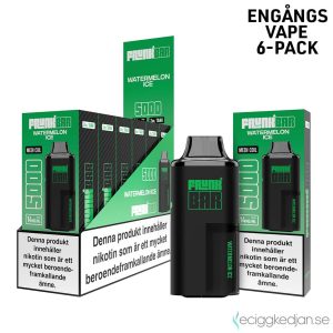 Frunk 5000 Mesh | Watermelon Ice | Engångs Vape | 14mg | 6pack