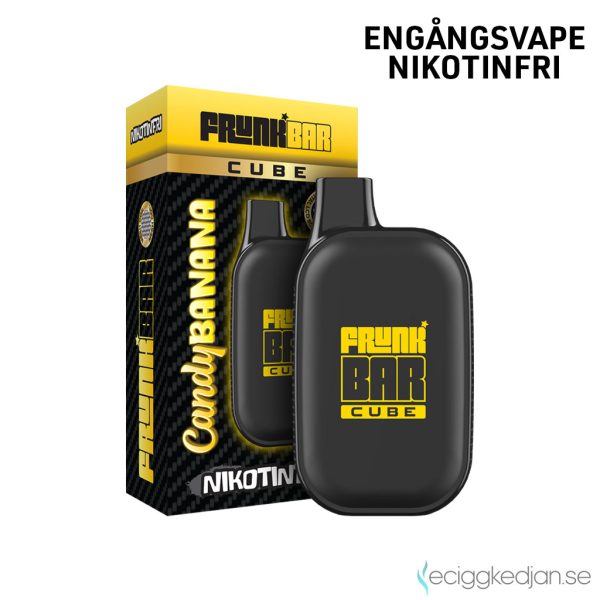Frunk Bar Cube ZERO Mesh | Candy Banana | Engångs Vape | 0mg | 12ml