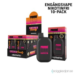 Frunk Bar Cube ZERO Mesh | Crushed Candy | Engångs Vape | 0mg | 12ml | 10pack
