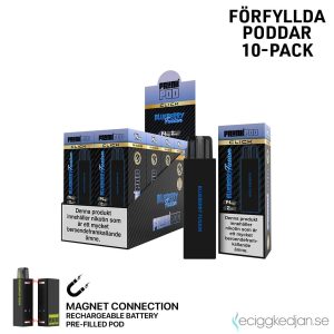 Frunk Pod Click Mesh | Blueberry Fusion | Förfylld Pod | 10pack