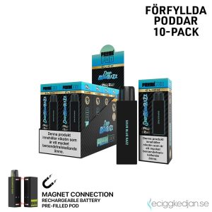 Frunk Pod Click Mesh | Sour Blue Razz | Förfylld Pod | 10pack
