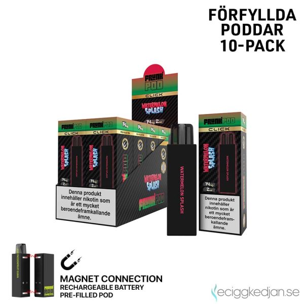 Frunk Pod Click Mesh | Watermelon Splash | Förfylld Pod | 10pack