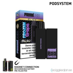 Frunk Pod Click Mesh Kit | Strawberry Watermelon Bubblegum | Batteri inkl Förfylld Pod