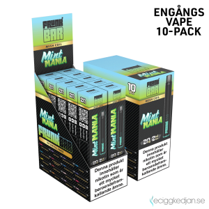 Frunk Bar Mesh | Mint Mania | Engångs Vape | 20mg | 10pack