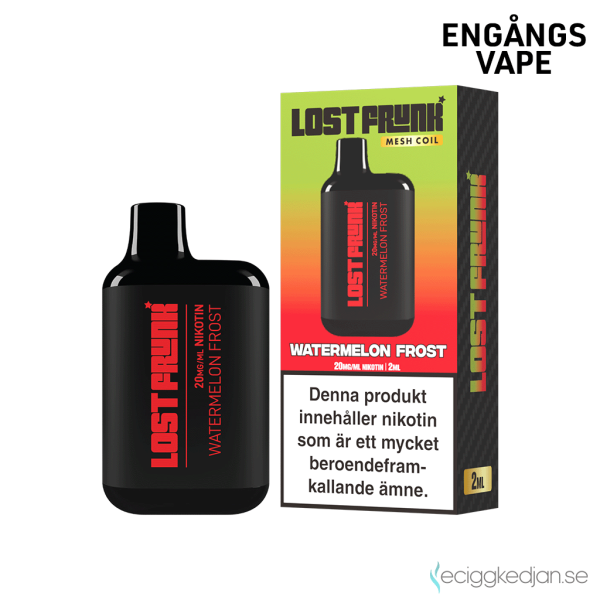 Lost Frunk Mesh | Watermelon Frost | Engångs Vape | 20mg
