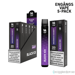 N ONE | Black Ice | Engångs Vape | 20mg | 5pack
