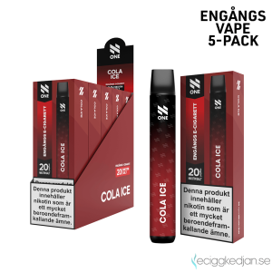 N ONE | Cola Ice | Engångs Vape | 20mg | 5pack