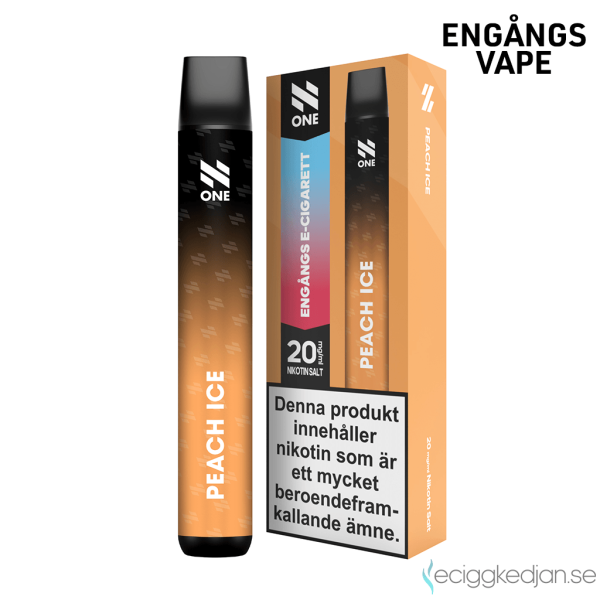 N ONE | Peach Ice | Engångs Vape