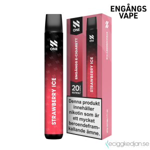 N ONE | Strawberry Ice | Engångs Vape
