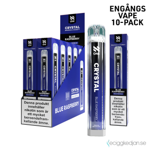 N One Crystal Mesh | Blue Raspberry | Engångs Vape | 20mg | 10pack