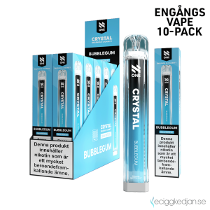 N One Crystal Mesh | Bubblegum | Engångs Vape | 20mg | 10pack