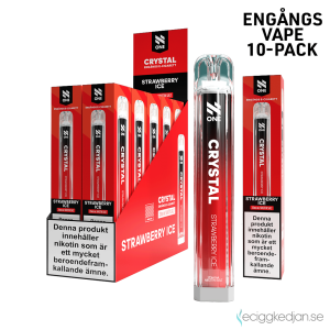 N One Crystal Mesh | Strawberry Ice | Engångs Vape | 20mg | 10pack