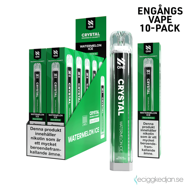 N One Crystal Mesh | Watermelon Ice | Engångs Vape | 20mg | 10pack