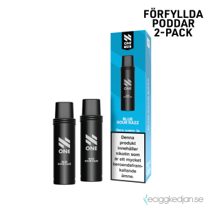 N One Mesh Pod V2 | Blue Sour Razz | Förfylld Pod | 2pack