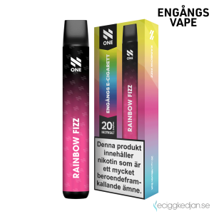 N ONE | Rainbow Fizz | Engångs Vape | OBS!! Utgånget Datum