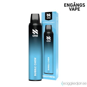 N One ZERO Mesh | Bubble Chew | Engångs Vape | 0mg | 7ml