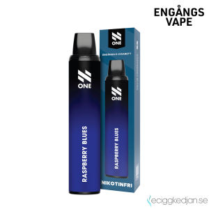 N One ZERO Mesh | Raspberry Blues | Engångs Vape | 0mg | 7ml