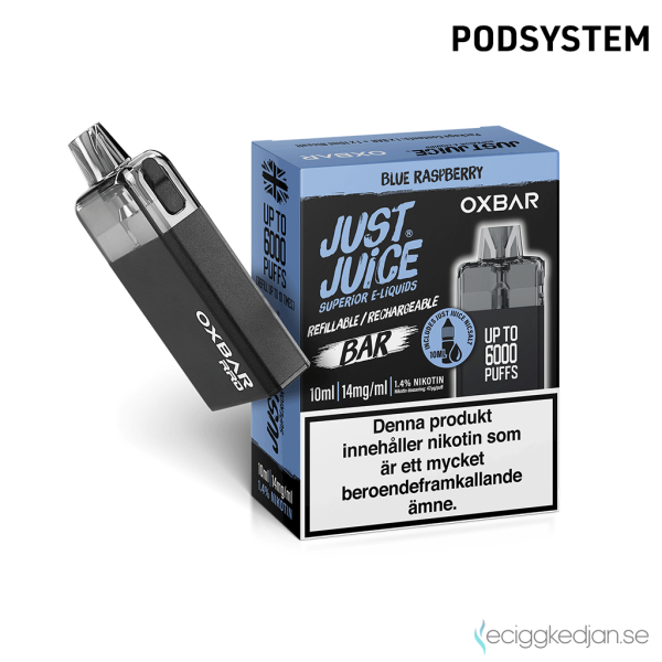 Just Juice Oxbar | Blue Raspberry | 2ml 14mg