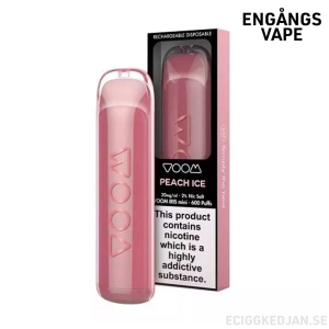 Voom Iris | Peach Ice | Engångs Vape | OBS!! Utgånget Datum