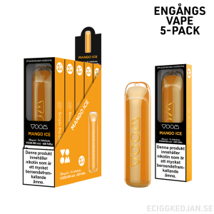 Voom Iris | Mango Ice | Engångs Vape | 20mg | 5pack | OBS!! Utgånget Datum
